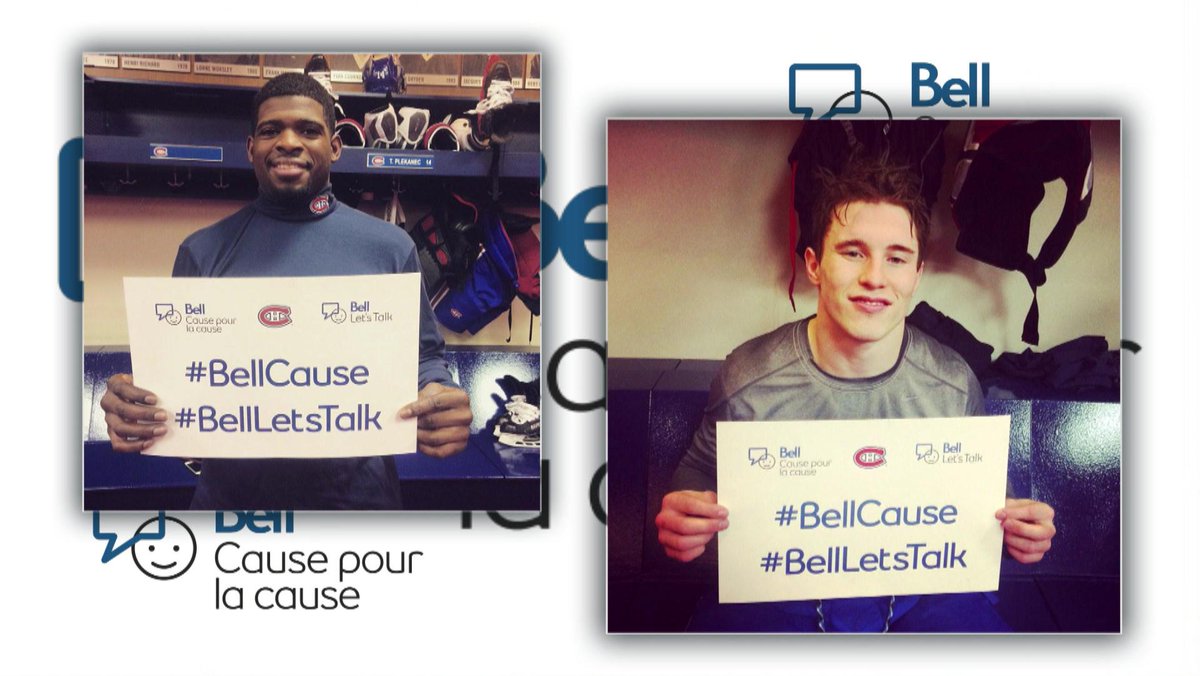 hockey360's tweet photo. #BellCause http://t.co/2P0vpsO2vw