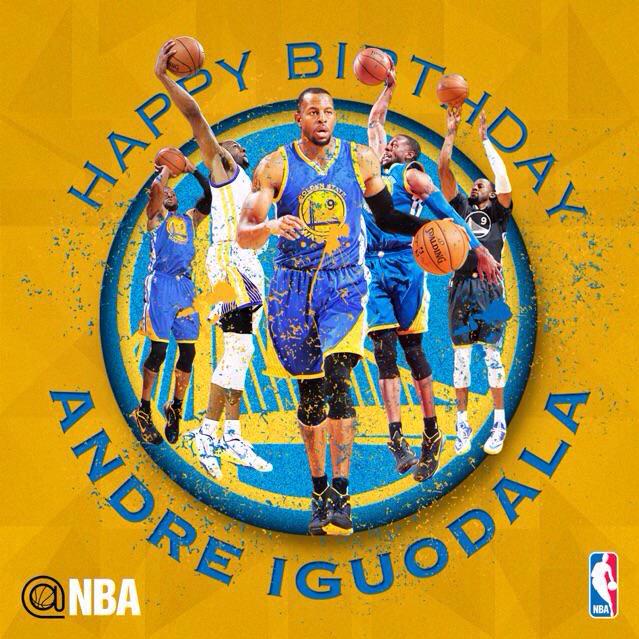 Happy Birthday to Andre Iguodala! Remessage to wish him a happy birthday!    