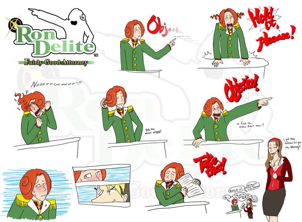 I can be a lawyer too.... #aceattorney #objection #phoenixwright