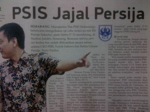 Snex2005's tweet photo. Welcome to Atlas city RT @JakOnline Ujicoba : Sabtu, 7/2, PSIS vs Persija. Stad Jatidiri, Semarang, kick off 19.00  http://t.co/d9k4bMlRnT