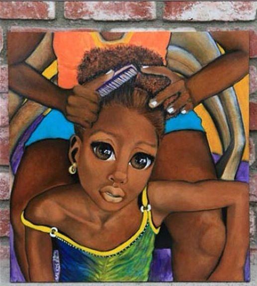 naturalhairlov's tweet photo. Wide-eyed. This reminds me of my childhood #naturalhairart #african #naturalkid http://t.co/rIidij6EzL