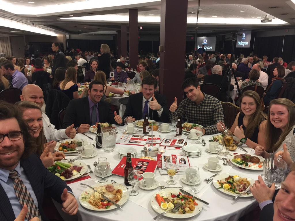 OttSportsAwards's tweet photo. Proud to have National Champions @RideauCanoeClub in our presence tonight #osa2014 #roadtorideau http://t.co/CtpfaFD0wO