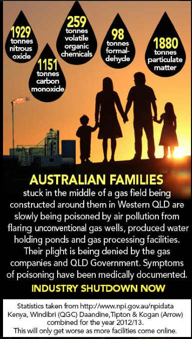 jo_noCSG's tweet image. #IStandWithJohnJenkyn Australian families are being poisoned by gas co's gasfield #QLDVotes #qldpol #csg #banfracking