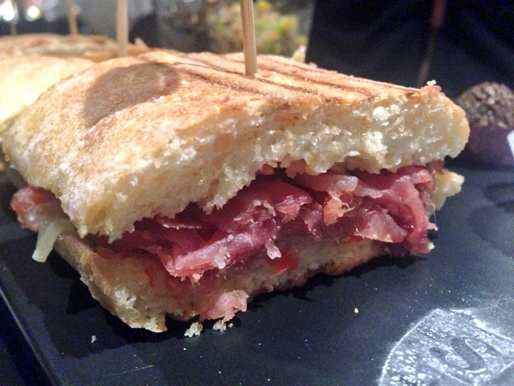 TheHungryPost's tweet photo. Loving dinner @SmallTeaCo ~ our favorite sandwich prosciutto and roasted tomato http://t.co/0sk8Y1bTqV