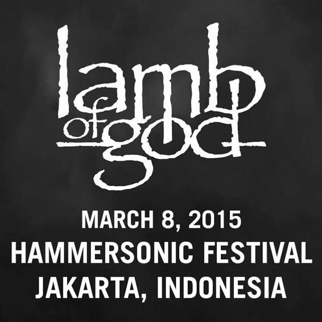 Lamb Of God Akan Tampil di Hammersonic Internasional Metal Festival Pada Tanggal 8 Maret 2015