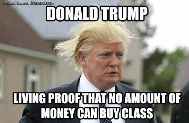 JimmyBear2's tweet photo. DONALD TRUMP:
LIVING PROOF THAT NO AMOUNT OF
MONEY CAN BUY CLASS.
#DonaldTrump
#IowaFreedomSummit http://t.co/DeSgo2ao4Y