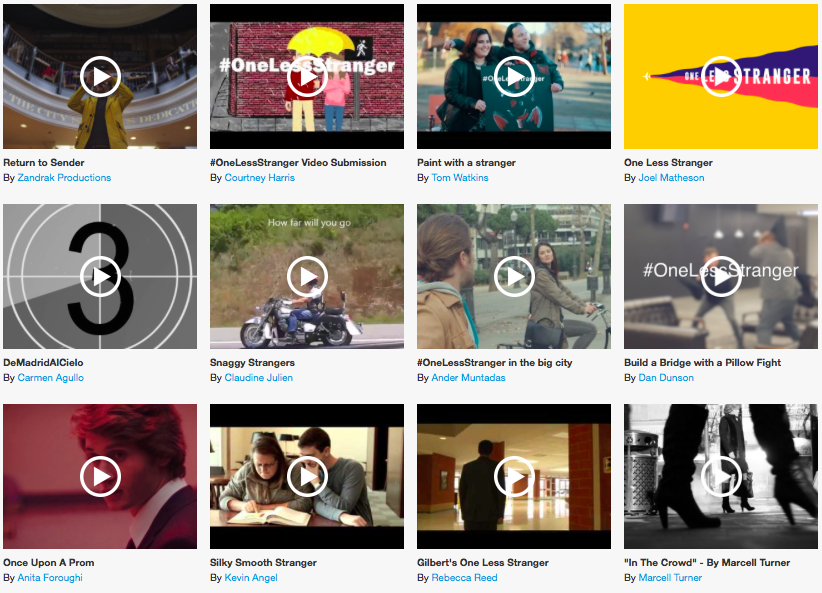 talenthouse's tweet image. Help @Airbnb select best #OneLessStranger video tlnt.at/1DaDLcm