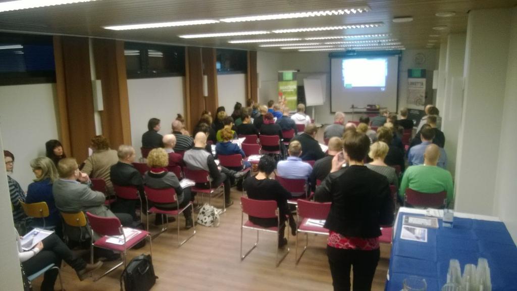 Kuusamon myyntiseminaarissa 70 innokasta kuulijaa. Hauskaa päivää! <a href="/kasvupolut/">Kasvupolut Oy</a> #kennethösterberg #aktiivinenmyynti