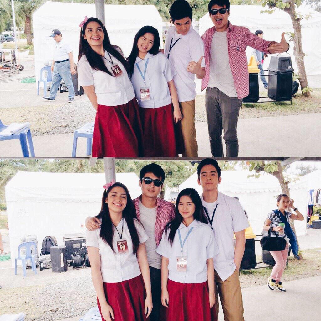 HazelTGS's tweet photo. Taping @corrinenatvidad 
@RyanBrionesss 

#NKNKKBuhosNgUlan 
UnangSulyap LoisaAndalio Bilang BeaNatividad http://t.co/32cBUKlAoz