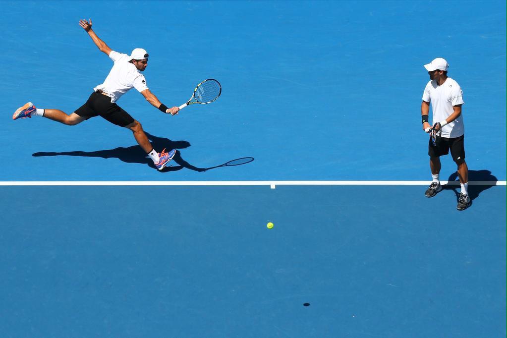 champs_italiani's tweet photo. Tennis: avanti così! @BolelliSimone e @fabiofogna da sogno! Gli azzurri superano Rojer/Tecau ed approdano in finale! http://t.co/9R1dTsV7Uq