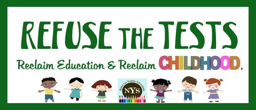 EL1421's tweet photo. @MindyRosier @AngieSullivan0
RT "@LIOptOut: #Refusethetest and #FixFerpa to reclaim childhood = that simple http://t.co/Lhv1g7oWbn"