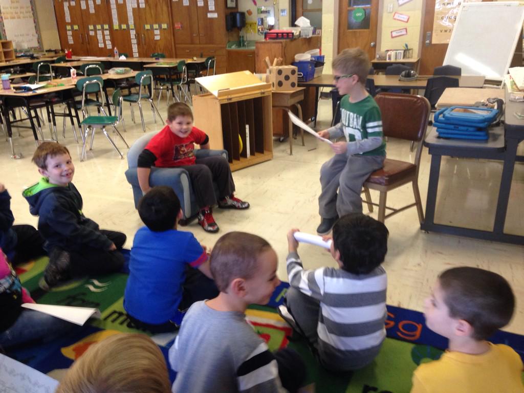 MrsSherlockj's tweet photo. We will miss you, Idris!  Here are some pics of the kids sharing special letters they wrote for him.@Hwood_Pride http://t.co/yVWx2p9U0Y