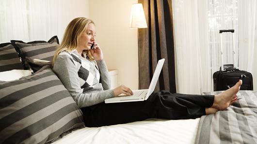 CNBC's tweet image. Think twice about using your hotel&apos;s Wi-Fi service... cnb.cx/1tsj0ci