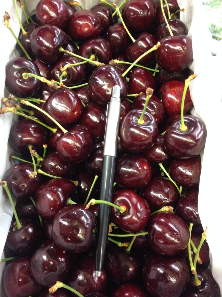New season New Zealand cherry not for the faint hearted but superb none the less available now <a href="/gilgrove/">2Geez</a>