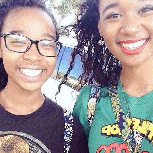 Happy 13th birthday to my little sister  She\ll crack you up & will belt songs by Alicia Keys any day of the week 