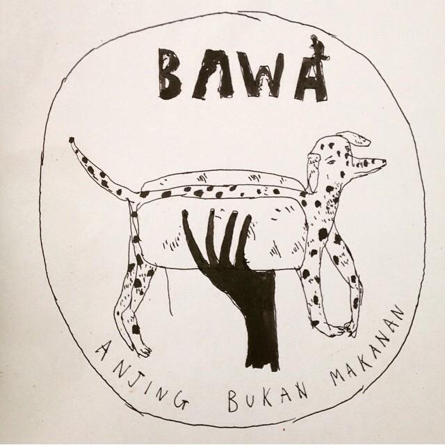 Anjing Bukan Makanan - one of <a href="/sofiadrescher/">sofia drescher</a> #LoveBaliDogs art  #BAWA