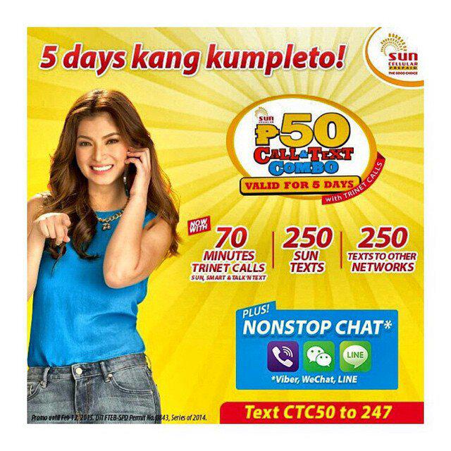 theglobalangels's tweet image. Angel Locsin feels complete with #SunCellular