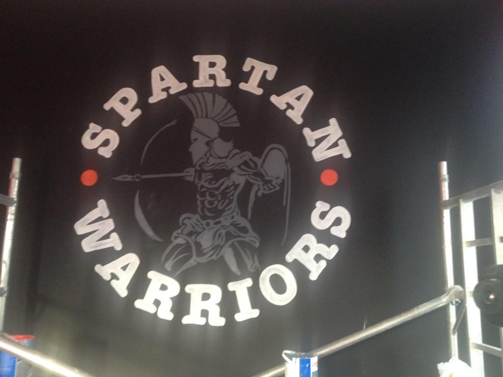 A little bit sign writing