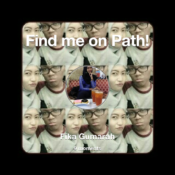 fikkandel's tweet image. Find me on #Path now! Go to: path.com! #thepersonalnetwork