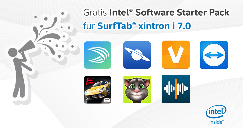 Gratis-App-Bundle von Intel für xintron i 7.0 mit z.T. sonst kostenpflichtigen In-App-Upgrades starterpack.intel.com/softwareoffer