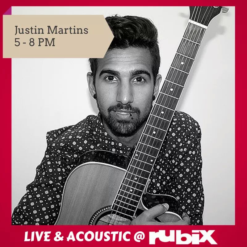 Get down to <a href="/RubixBar_Perth/">Rubix Bar</a> now for happy hour and Justin live!!