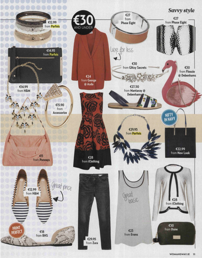 hunterprdublin's tweet photo. Lots of @PARFOIS_ bits and bobs for under €30 in @Womans_Way this month! #parfoispicks #parfois http://t.co/dmyKza6bS8