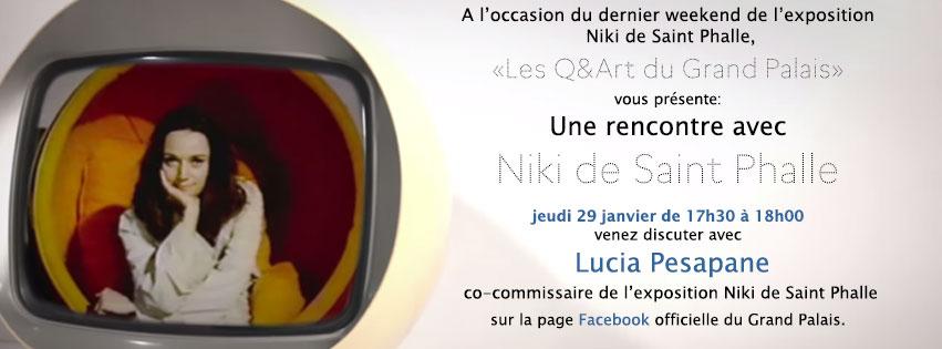 Aujourd'hui 17h30, posez vos questions sur #NikideSaintPhalle sur le FB du <a href="/GrandPalaisRmn/">Le Grand Palais</a>  tinyurl.com/lvyogoy