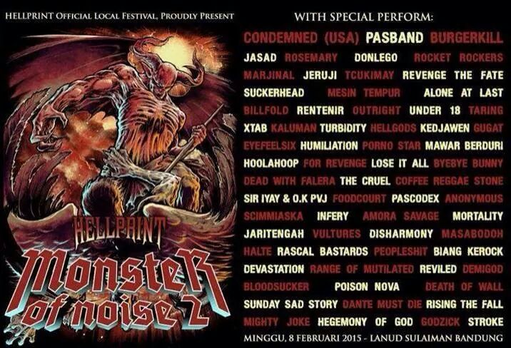 redshadow_merch's tweet image. Venue event @hellprint MONSTER OF NOISE 2 pindah ke lap. Tegal lega bdg cc @KarawangUpDate  @efek_positif @FORSICK_