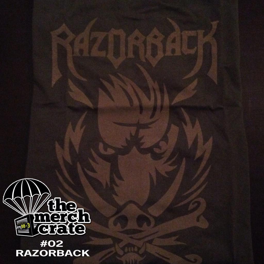 Jam883's tweet photo. 002 Razorback. #TheMerchCrate http://t.co/uhVl32jSol