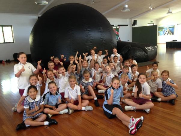 stjcomo's tweet photo. Year 4 had a great incursion today with 'Starlab' coming to talk about The Solar System. http://t.co/td9HqCcETr