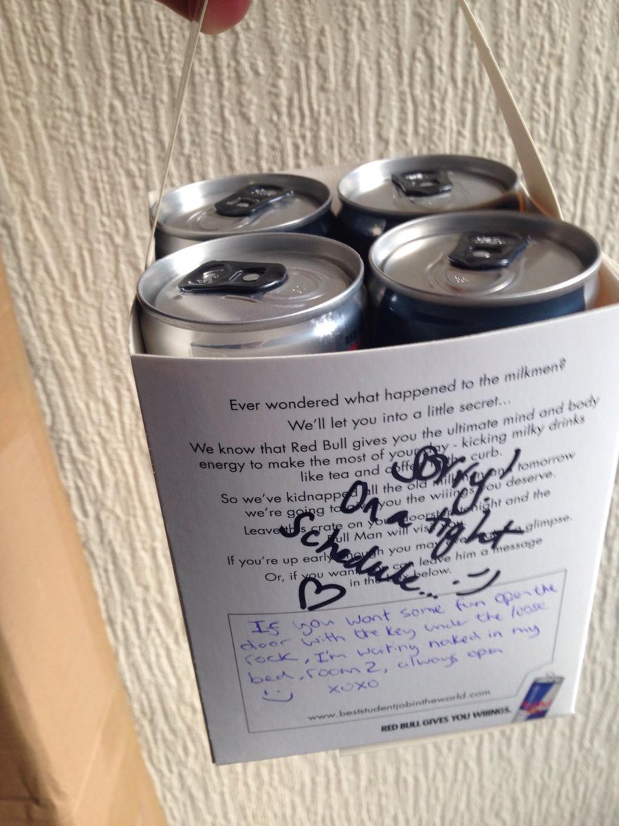 Tom_Skampbell's tweet photo. Thank you redbull fairy! #bullman http://t.co/qWeNpa7VIN