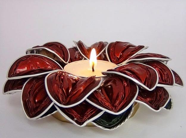 Подсвечники из капсул для кофемашин #сделайсам #diy diy.bz/156-podsvechni…