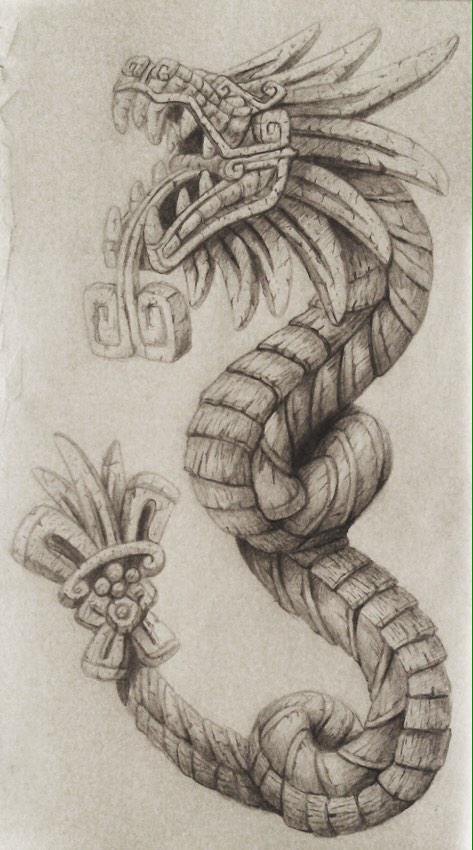 15+ Best Mayan Tattoo Designs | PetPress | Mayan tattoos, Snake tattoo  design, Snake tattoo