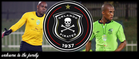 orlandopirates's tweet photo. .@Orlando_Pirates is delighted to announce the signings of Tshepo Gumede &amp; Siyabonga Mpontshane from @PlatinumStarsFC http://t.co/w4zAQwGJVl
