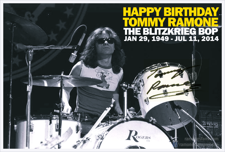     Happy Birthday Tommy Ramone, Mind the Ramones. 