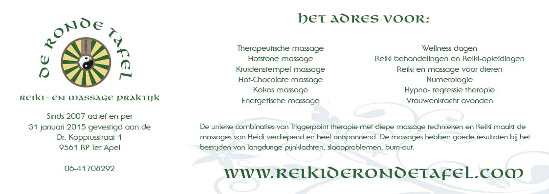 OrendaDesign's tweet image. Komende zaterdag! Open dag bij Orenda Design en Reiki- en massage praktijk De Ronde Tafel. Ter Apel. Voel je welkom!