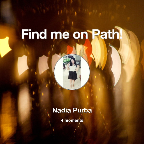 Find me on #Path now! Go to: path.com! #thepersonalnetwork