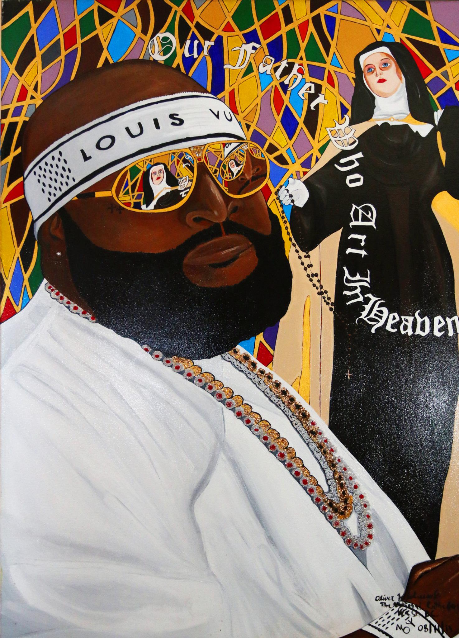  Painting Apostles Creed Featuring Rick Ross By Oliver W. Johnson of Transitional Arts.  Happy Birthday 