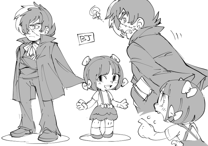 お絵かき:ブラックジャック ピノコ 