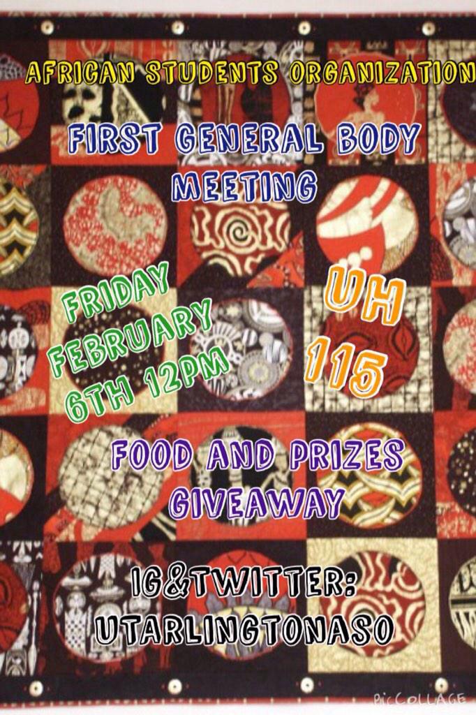 asoxuta's tweet image. Don't forget to come out tomorrow and meet us at our first meeting of the year #UTA #SupportAso