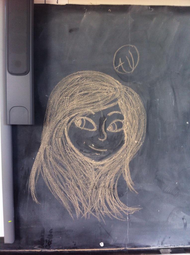 //Boredom and chalk
