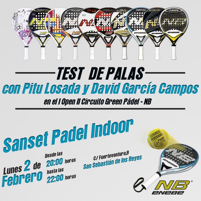 green_sponsor's tweet photo. Test de palas @enebepadel con @pitulosada y @DavidGCampos en @sansetpadel lunes 2 de febrero.No te lo puedes perder!! http://t.co/BMqoGYpt8A