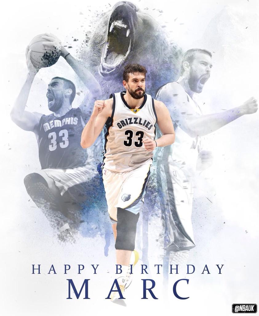 Happy birthday! Marc Gasol! 