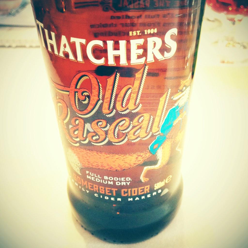 drinksmaven's tweet photo. Old Rascal gets a redesign @thatchers_cider #BewareTheRascal #cider http://t.co/EmLnYZ6pcJ