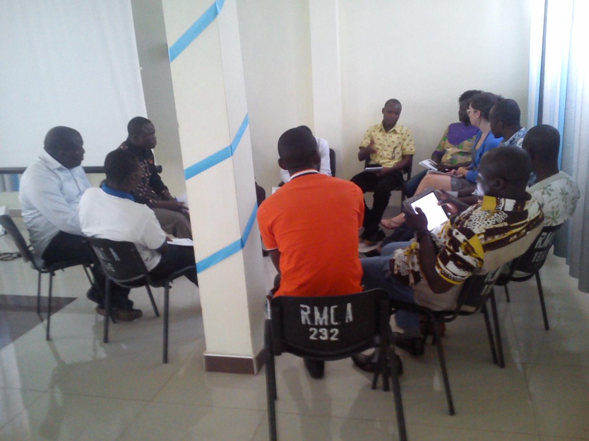 ginksghana's tweet photo. Group discussions underway @connect4c health learning workshop in Tamale @martinekoopman @iicd @savsign @rashidair http://t.co/wUW7O5nO4o