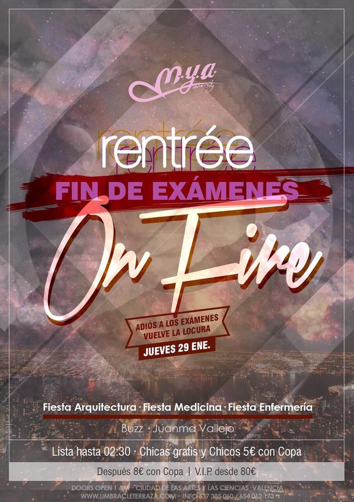 Listas_Vlc's tweet photo. Volvemos a la carga los jueves en #mya con la fiesta de final de exámenes que estabas esperando! http://t.co/URL0rTRfjz