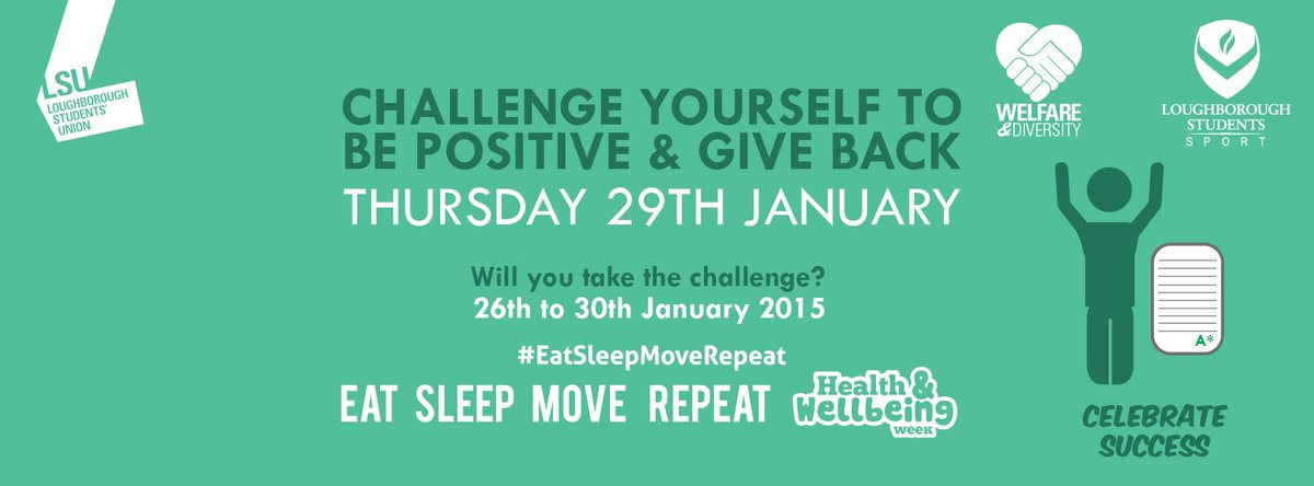 LSU_Welfare's tweet image. THURSDAY CHALLENGE: Give back! Whether it's volunteering or being positive...Take the challenge #EatSleepMoveRepeat