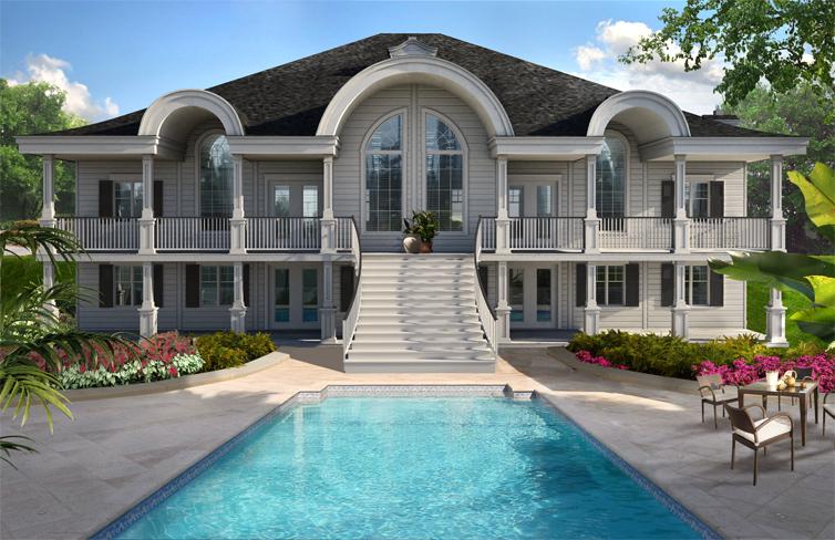 timberblock's tweet image. The back of our Alexandria model (Vintage Collection) #vintagehomes #dreamhomes #panelized