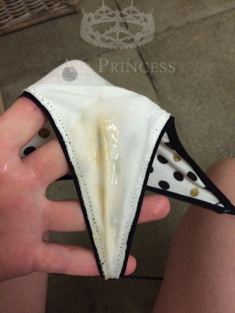 Air Princess on X: Yesterday's filthy wet gusset 🙊 buy these at    / X