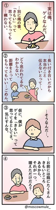 ゲイ漫画149【友人へのカミングアウト4】ネタ提供:@botibotisukinay. 